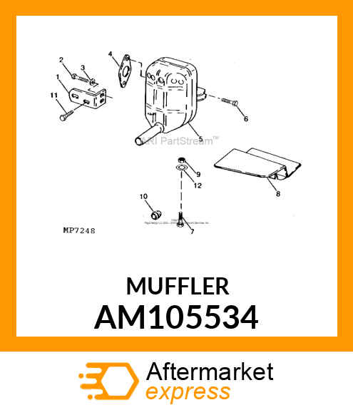 Muffler AM105534