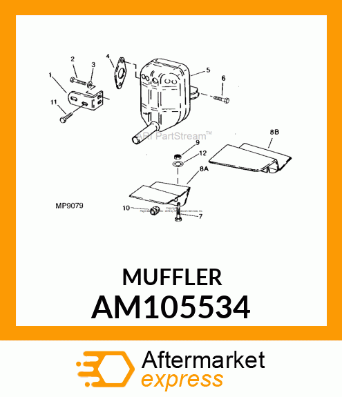 Muffler AM105534