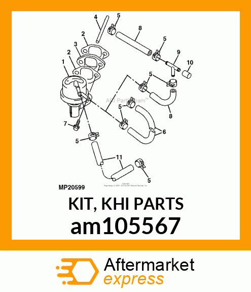 KIT, KHI PARTS am105567