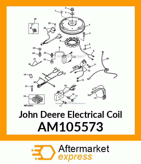 COIL, ELECTRICAL AM105573