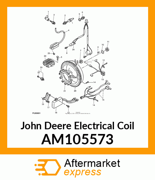 COIL, ELECTRICAL AM105573