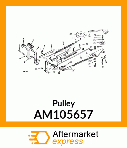 Pulley AM105657