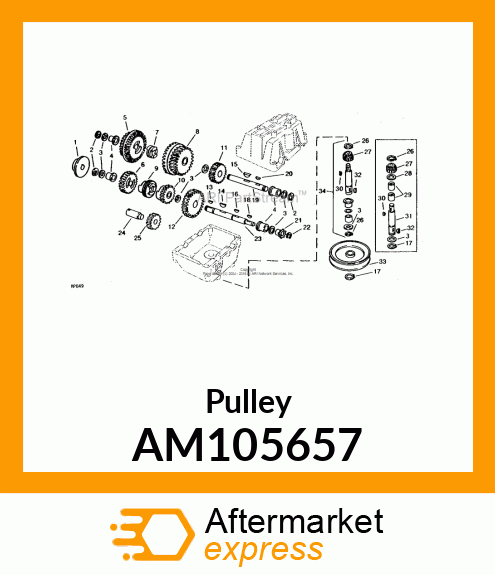 Pulley AM105657