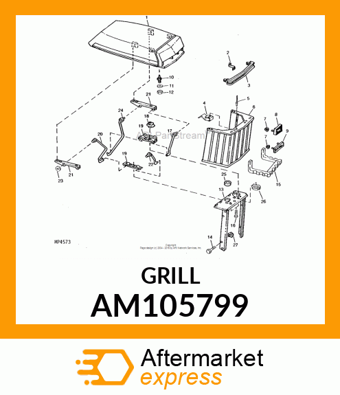 GRILLE, WELDED AM105799