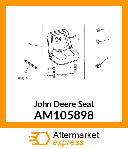 SEAT ASSEMBLY AM105898