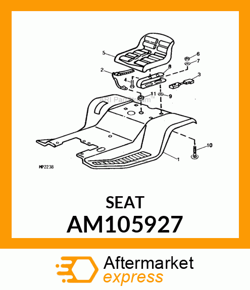 SEAT ASSEMBLY AM105927