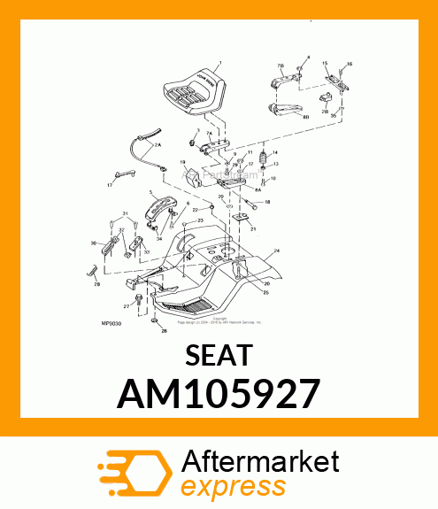 SEAT ASSEMBLY AM105927