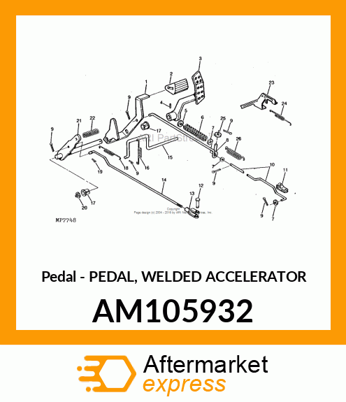 Pedal AM105932