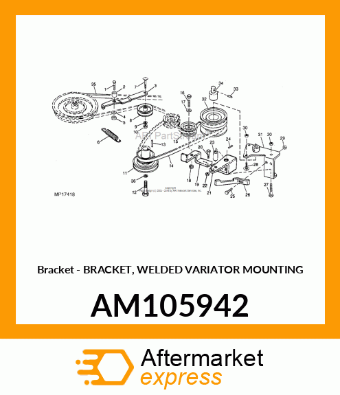 Bracket AM105942