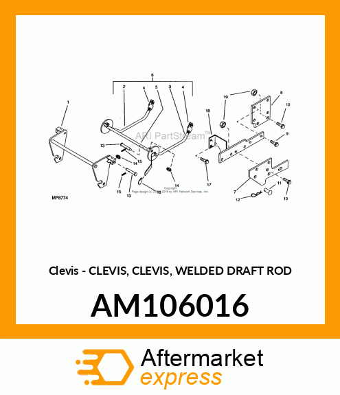 Clevis AM106016