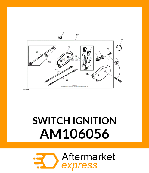 SWITCH, IGNITION AM106056