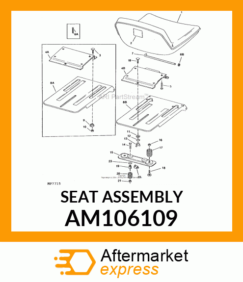 SEAT ASSEMBLY AM106109