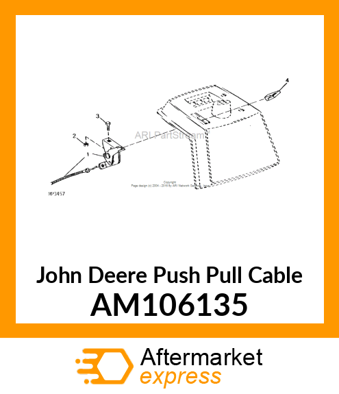 CABLE, THROTTLE AM106135
