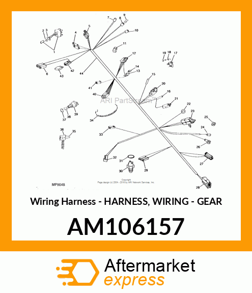 Wiring Harness - HARNESS, WIRING - GEAR AM106157