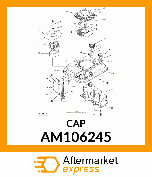 FILLER CAP AM106245