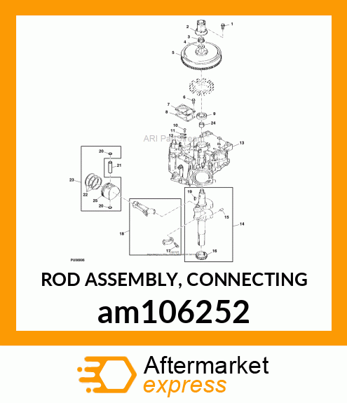 ROD ASSEMBLY, CONNECTING am106252