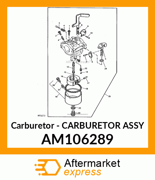 Carburetor AM106289
