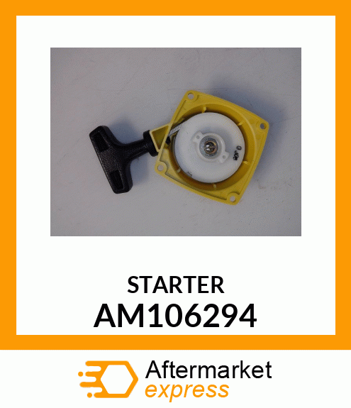 Starter Motor - STARTER ASSEMBLY (JY) AM106294