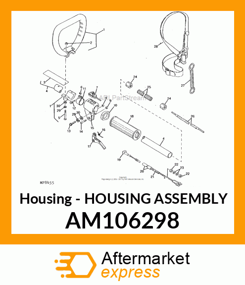 Housing - HOUSING ASSEMBLY AM106298