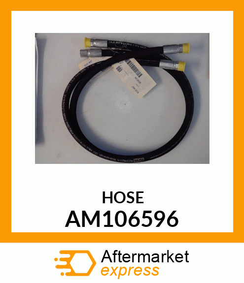 HOSE, HYDRAULIC, 3/8" I.D. X 46" AM106596