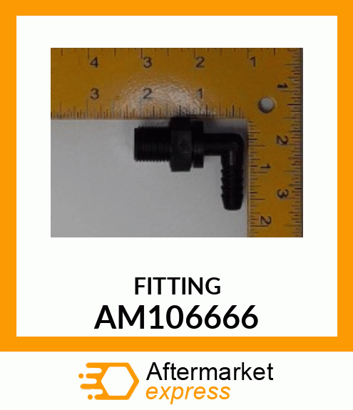 FITTING W/LOCK NUT AM106666