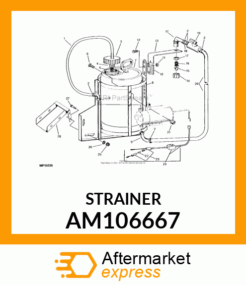 STRAINER AM106667