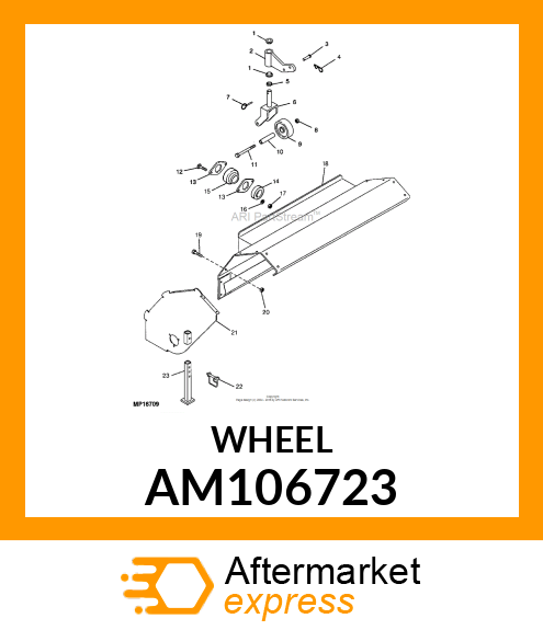 TIRE AND WHEEL ASSEMBLY, ASSY, WHEE AM106723