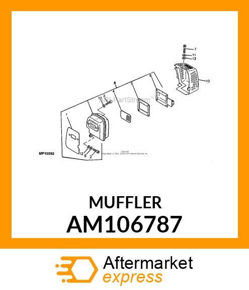 Muffler AM106787