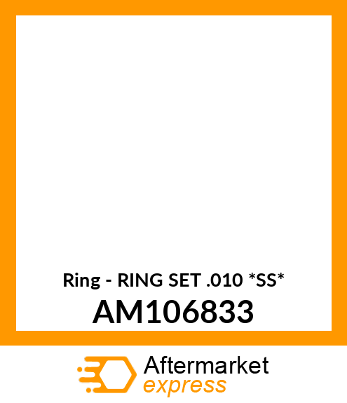 Ring - RING SET .010 *SS* AM106833