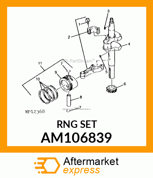 Piston Ring Kit AM106839