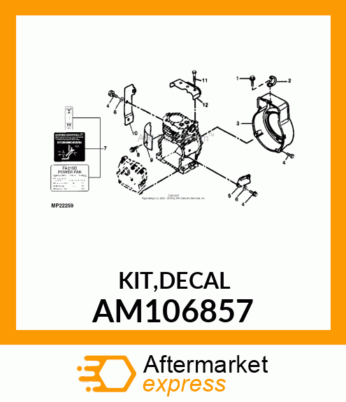 Label Kit AM106857