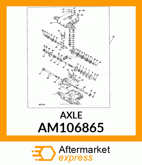 Axle AM106865