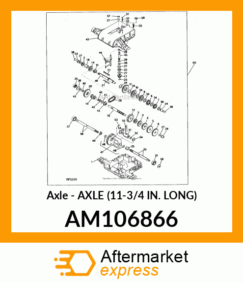 Axle AM106866