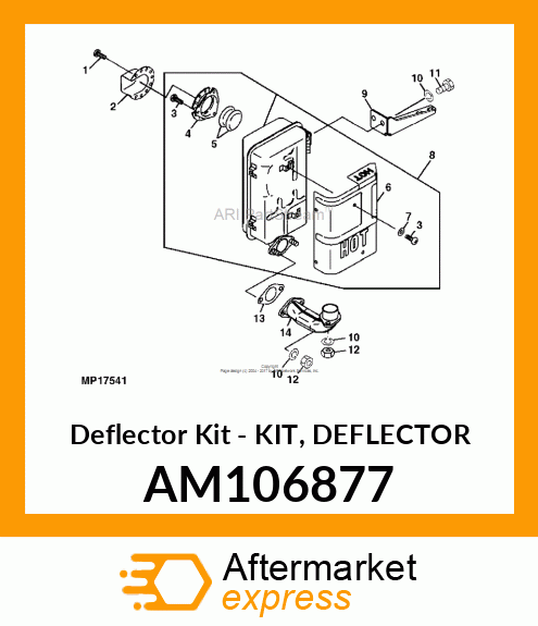 Deflector Kit AM106877