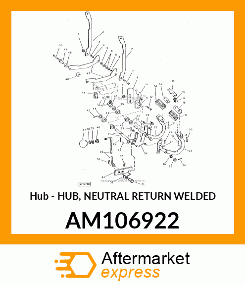 Hub - HUB, NEUTRAL RETURN WELDED AM106922