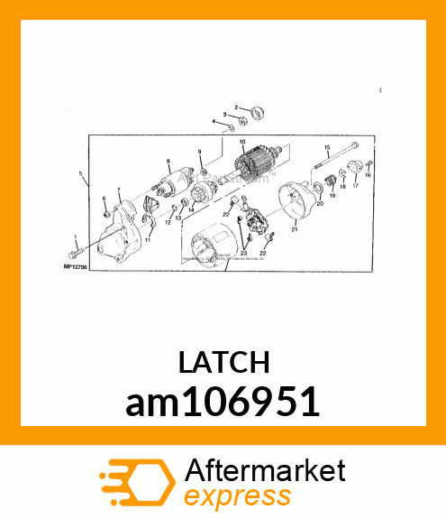 ELECTRIC STARTER ASSY am106951