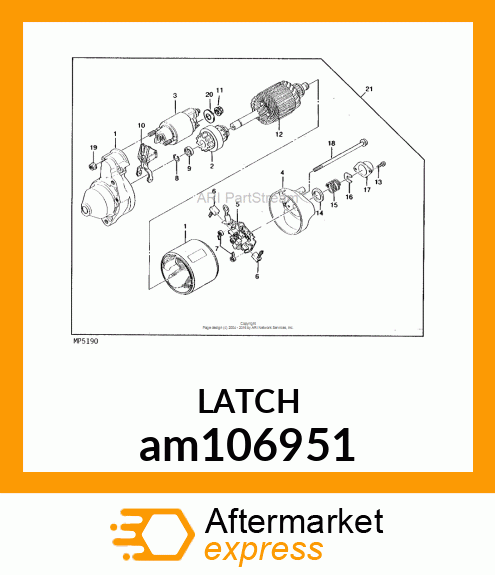 ELECTRIC STARTER ASSY am106951