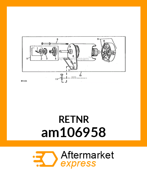 DRIVE ASSEMBLY am106958