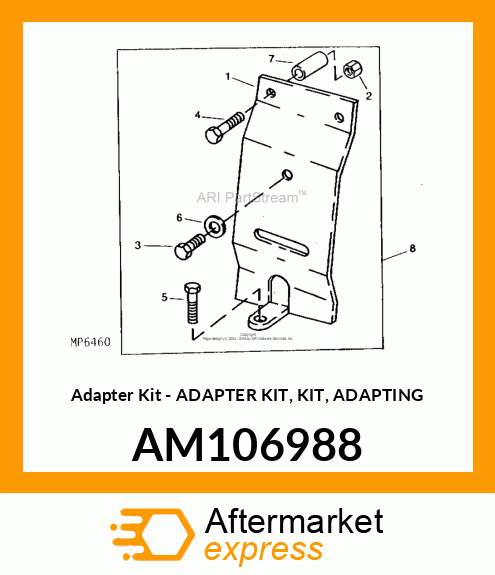 Adapter Kit - ADAPTER KIT, KIT, ADAPTING AM106988