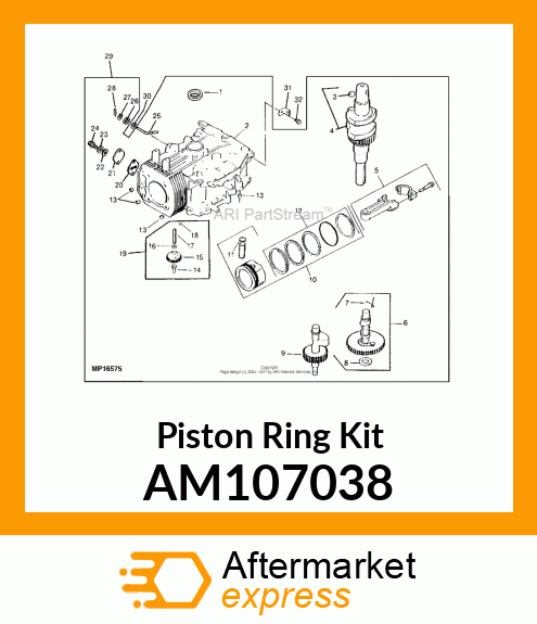 Piston Ring Kit AM107038