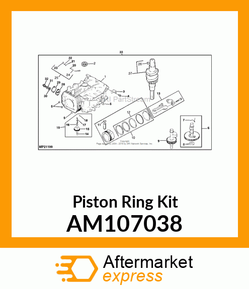 Piston Ring Kit AM107038