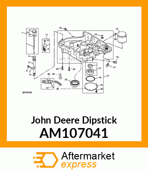 DIPSTICK ASSEMBLY AM107041