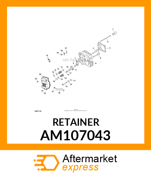 KIT, RETAINER AM107043