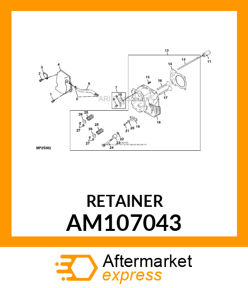 KIT, RETAINER AM107043