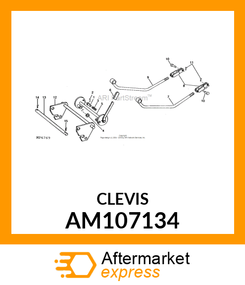 Clevis AM107134