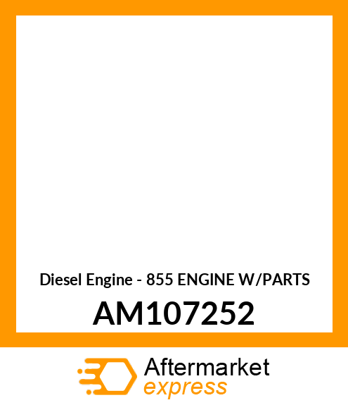 Diesel Engine - 855 ENGINE W/PARTS AM107252