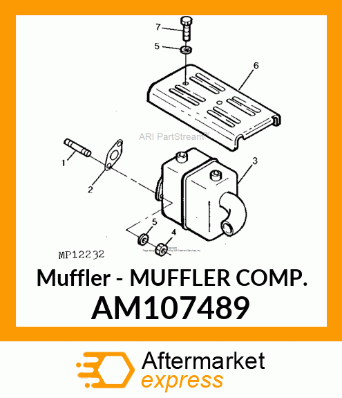 Muffler AM107489