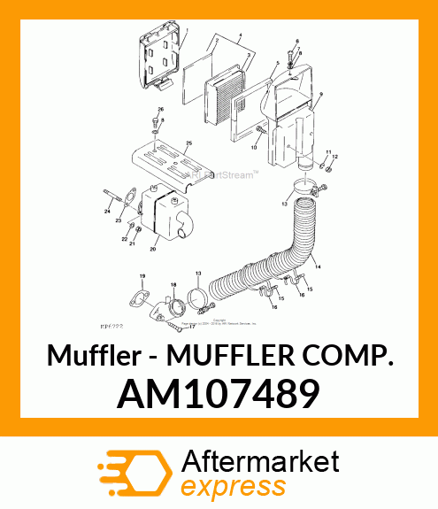 Muffler AM107489