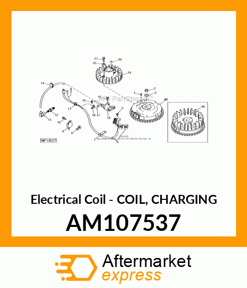 Electrical Coil - COIL, CHARGING AM107537