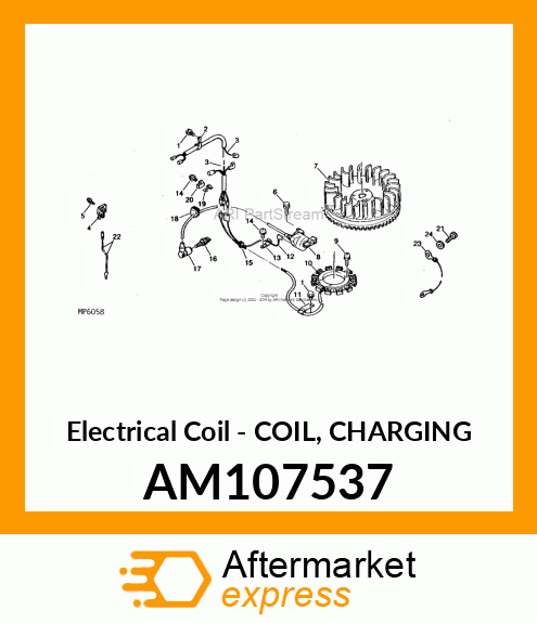 Electrical Coil - COIL, CHARGING AM107537